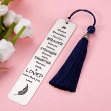 Load image into Gallery viewer, Inspirational Bookmarks Gift for Women Men Kids Bookmark with Tassel Book Lovers Birthday Christmas Graduation Gifts for Friends Son Daughter Gift from Mom Dad Teacher Get Well Soon Gifts Book Marks