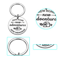 Load image into Gallery viewer, New Home Housewarming Gift for New Homeowner 2023 First Homeowner Badge Holder Keyring for Couple Friend Daughter Son New House Key Chain for Family BFF Coworker Real Estate Closing Moving in Gifts