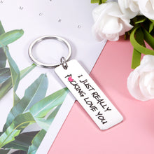 Load image into Gallery viewer, Couple Keychain Gifts for Him Her Birthday Wedding Anniversary Gift For Boyfriend Husband Fiance from Girlfriend Wife I Love you Present for Friends BFF Valentine Christmas for Women Men Engagement