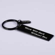 Load image into Gallery viewer, Coworker Leaving Gifts for Women Men Going Moving Away Keychain for Work Friends Boss Leader Colleague Retirement Farewell Goodbye Funny Office Team Keyring for Employee Business Partner