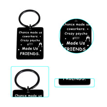 Load image into Gallery viewer, Funny Coworker Appreciation Leaving Gifts Keychain for Women Men Thank You Goodby Keyring for Freinds Boss Colleagues Office Farewell Retirement Gifts for Leader Employees Birthday Christmas Present