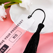 Load image into Gallery viewer, Anime Bookmark Acrylic Funny Bookmark for Final Fantasy Fans Teen Boys Girls Son Daughter Reading Gift for Booklover Christmas Birthday Gifts Would You Like to Save Your Progress Book Mark