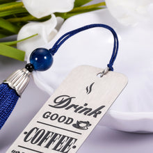 Load image into Gallery viewer, Bookmark for Women Men Coffee & Books Gift Bookmark for Book Coffee Lovers Birthday Christmas Book Mark Gifts for Friends Family Son Daughter Graduation Holiday Stocking Stuffers Present for Him Her