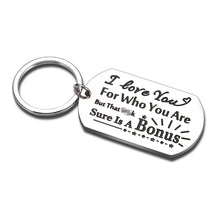 Load image into Gallery viewer, Naughty Gifts Keychain for Him Boyfriend from Girlfriend, Funny Valentine’s Day for Husband from Wife, I Love You Keyring for Men Birthday Christmas, Wedding Stocking Stuffer Present