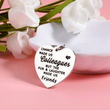 Load image into Gallery viewer, Coworker Leaving Gifts Keychain for Women Men Appreciation Goodby Keyring for Freinds Boss Colleagues Office Farewell Retirement Gifts for Leader Employees Birthday Christmas Stocking Stuffer