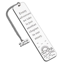Load image into Gallery viewer, Bookmark with Chain for Women Men 2022 Retirement Inspirational Graduation Gifts for Her Him Teacher Leaving Away New Job Birthday Gift for Boss Coworker Nurse Friend Christmas