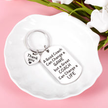 Load image into Gallery viewer, Coach Thank You Gifts Keychain for Men Women Appreciation Key Chain Gift for Baseball Football Softball Coach Team Cheer Present for Volleyball Hockey Coach Retirement Christmas Stocking Stuffers