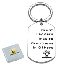 Load image into Gallery viewer, Boss Leader Appreciation Gift for Women Men Christmas Birthday Retirement Keychain for Manager Supervisor Bosses Office Presents for Employer Work Friends Boss Lady Thanksgiving Goodbye Going Away