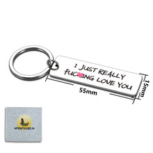 Load image into Gallery viewer, Couple Keychain Gifts for Him Her Birthday Wedding Anniversary Gift For Boyfriend Husband Fiance from Girlfriend Wife I Love you Present for Friends BFF Valentine Christmas for Women Men Engagement