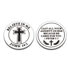 Load image into Gallery viewer, Anti-Anxiety Challenge Coin for Women Men Don't Be Anxiety Gift Coin for Serenity Prayer Christians Encouragement Stress Relief Get Well Gifts for Friends Son Daughter Christmas Stocking Stuffers