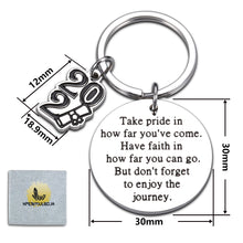Load image into Gallery viewer, 2021 Graduation Gifts for Him Her Keychain for College High School Senior Boy Girl Inspirational Gift for Daughter Son Nurse Friend Birthday Christmas Gifts for Women Men Teen Kid from Dad Mom Teacher
