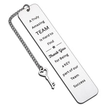 Load image into Gallery viewer, Team Gift Boss Day for Employee Appreciation Boomark Coworker Leaving Gifts in Bulk Book Mark for Women Men Boss Lady Office Thank You Retirement Gifts Goodbye Birthday Christmas Present