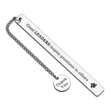 Load image into Gallery viewer, Boss Gifts for Christmas Stocking Stuffers Bookmark Leader Boss Lady Employee Appreciation Thank You Gifts for Mentor Manager Supervisor Farewell Gift for Coworker Retirement Promotion Birthday