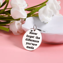 Load image into Gallery viewer, Coworker Appreciation Gift Keychain Thank You Present for Colleague Work Friends Farewell Goodbye Moving Key Chian for Boss Leader Office Team Gifts for Employees Christmas Birthday