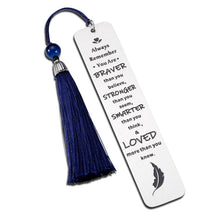 Load image into Gallery viewer, Inspirational Bookmarks Gift for Women Men Kids Bookmark with Tassel Book Lovers Birthday Christmas Graduation Gifts for Friends Son Daughter Gift from Mom Dad Teacher Get Well Soon Gifts Book Marks