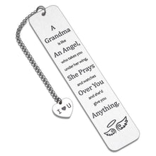 Load image into Gallery viewer, Gift for Grandma Christmas Mother's Day Gift Bookmark for Grandmother from Grandaughter Grandson Birthday Gifts for Grandma Nana Grammy Grandmother Gifts from Teens Kids New Grandma Gift Idea