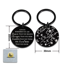 Load image into Gallery viewer, Inspirational Gifts for Women Men Graduation Keychain for Teen Girls Boys Birthday Christmas Keyring for Him Her Friends BFF for Daughter Son Sister Brother Colleagues from Mom Dad Coworker Boss