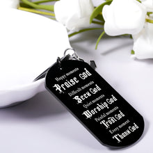 Load image into Gallery viewer, Christian Keychain Gifts for Women Men Inspirational Religious Faith Keychain for Family Friends Godkids Christmas Baptism Keyring for Boys Girls First Communion Confirmation Easter Stocking Stuffers