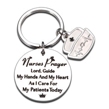 Load image into Gallery viewer, Nurse Keychain Gifts for Women RN Nurses Prayer Gifts for Medical Students Nurse Day Graduation Gift for Professional Nurses Inspirational Valentines Christmas Present for Girls Nurses Practitioner
