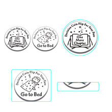 Load image into Gallery viewer, Funny Decision Destiny Flip Coin for Readers Chirsatams Stocking Stuffers for Booklovers Friend Girl Boy Decision Maker Coin for Reading Lover Valentines Birthday Gift for Women Men Writers Teachers