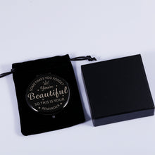 Load image into Gallery viewer, XPENMULBOJA Christmas Stocking Stuffers for Women Compact Makeup Mirror Gift for Teen Girls Women Daughter Mom Women Birthday Gift Ideas for Bestfriend Valentines Day for Girlfriend Wife (Black)