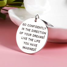 Load image into Gallery viewer, 2021 Graduation Gift Keychain, Inspirational Grad Gifts for Her/Him High School Graduate Present Class of 2021 Christmas, Thanksgiving, Coming-of-Age Gifts Women Men Girl Boy Daughter Son from Dad Mom
